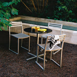 Barová židle Chop Stainless Steel