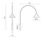 Nástěnná lampa Ozz