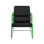 Křeslo Experiment 501, Green / Black Leather