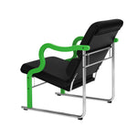 Křeslo Experiment 501, Green / Black Leather