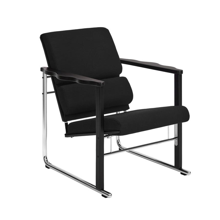 Křeslo Experiment 502, Black / Black Leather