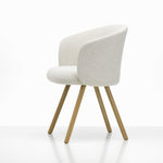 Židle Mikado Armchair, dřevěná základna