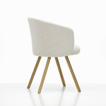 Židle Mikado Armchair, dřevěná základna