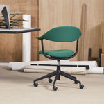 Židle Mynt upholstered, základna s kolečky