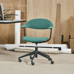 Židle Mynt upholstered, základna s kolečky