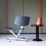 Lounge křeslo Arba Plywood - Světle šedá / antracitová