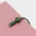 Klipy na kabely Cable Clips - Mossy Green
