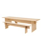 Stůl a lavice Bookmatch 275 cm