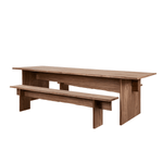 Stůl a lavice Bookmatch 275 cm