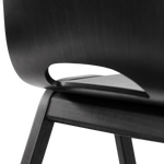 Židle Touchwood, dřevěná základna Black