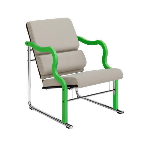 Křeslo Experiment 501 Green / Light Beige