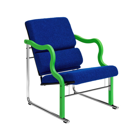 Křeslo Experiment 501, Green / Ultramarine