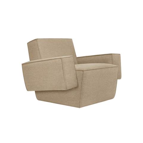 Křeslo Hunk s područkami Beige