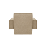 Křeslo Hunk s područkami Beige