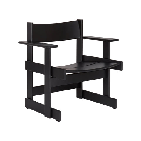 Křeslo Bullnose Black