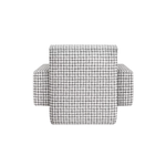 Křeslo Hunk s područkami Checkered Black / White