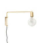 Nástěnná lampa Pyke Brass