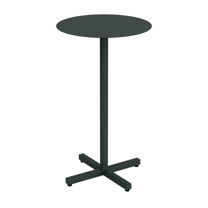 Stůl Chop Bar Round Black Green