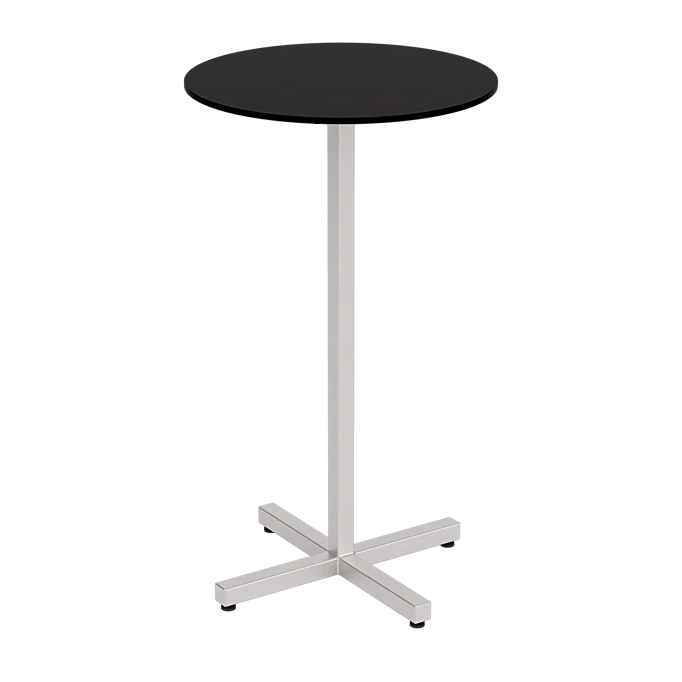 Stůl Chop Bar Round Laminate / Stainless