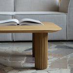 Konferenční stolek Filar Low, Natur oak