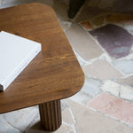 Konferenční stolek Filar Low, Dark oak