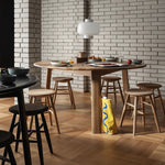 Pultová židle Drifted Dark Cork / Black