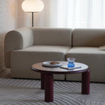 Konferenční stolek Neo Low, Burgundy