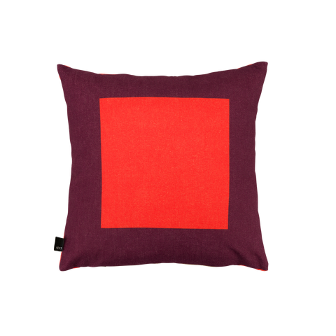 Dekorativní polštář Square 45 x 45 cm, Burgundy/Blush