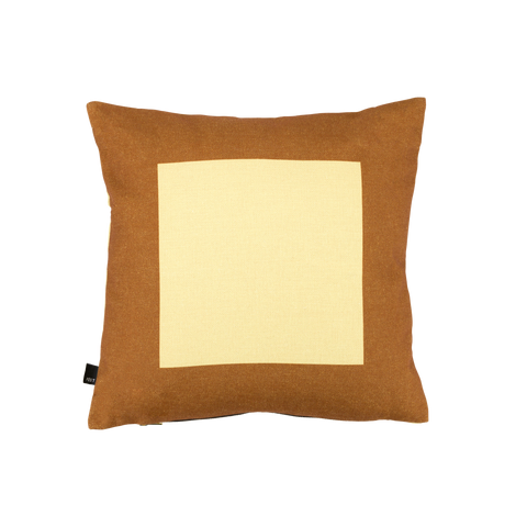 Dekorativní polštář Square 45 x 45 cm, Yellow/Brown