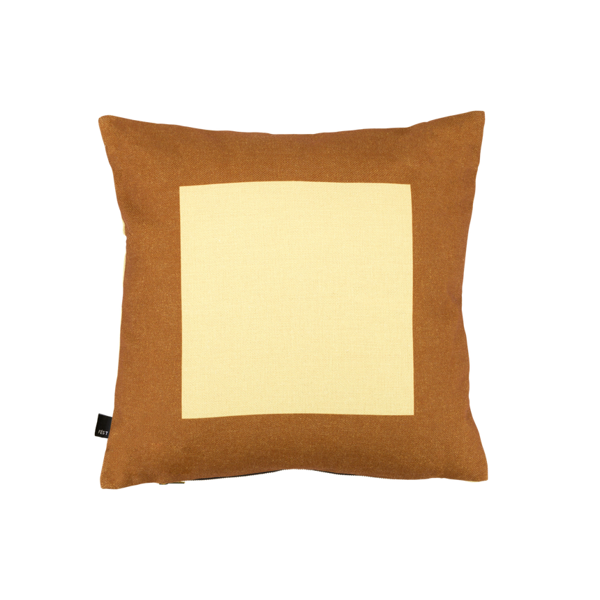 Dekorativní polštář Square 45 x 45 cm, Yellow/Brown