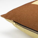 Dekorativní polštář Square 45 x 45 cm, Yellow/Brown