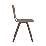 Židle Touchwood, dřevěná základna Walnut