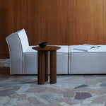 Odkládací stolek Filar High, Dark oak