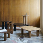 Odkládací stolek Filar High, Natur oak