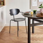 Kulatý stůl Fjord Black