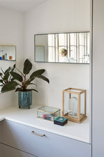 Zrcadlo Shine Large Petrol