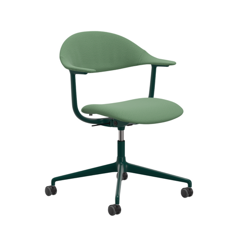 Židle Mynt upholstered, základna s kolečky
