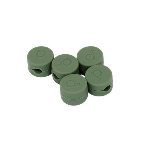 Klipy na kabely Cable Clips - Mossy Green