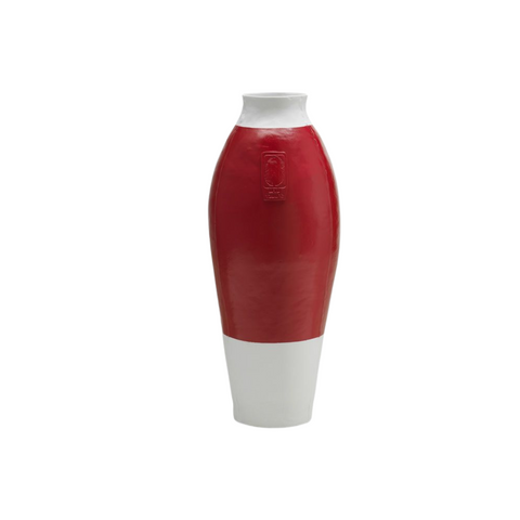 Váza Red White Vase