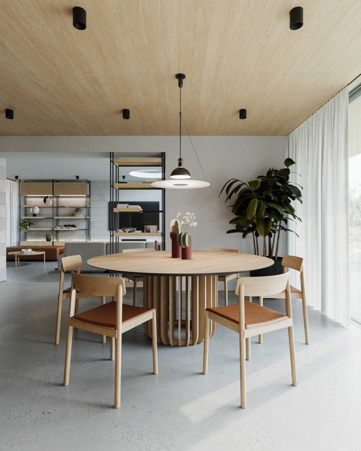 industriální minimalismus rodinného domu